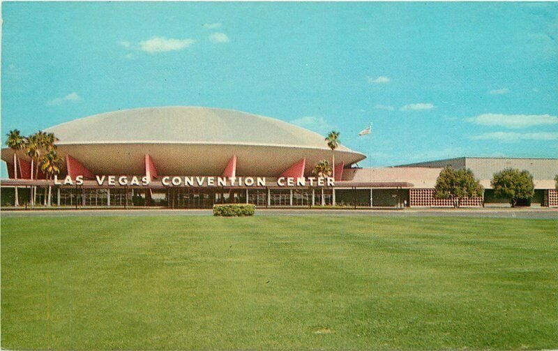 Nevada Las Vegas Convention Center 1960s Desert Supply Postcard 22-3855