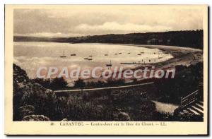 Old Postcard Carantec Back Light On The Bay From Clouet