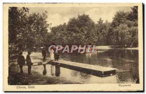 Postcard Old Duren Rhld Rurpartie