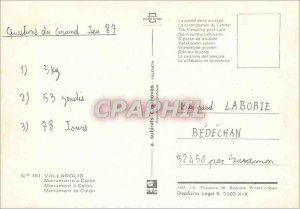 Postcard Modern Valladolid Monument a Colon