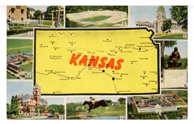KS - Kansas Map