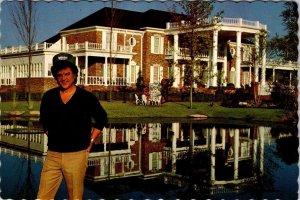 Hendersonville, Tennessee TN Singer CONWAY TWITTY & MANSION HOME  4X6 Postcard