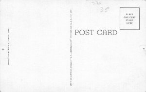 H62/ Temple Texas Postcard c1940s Temple High School Building  149