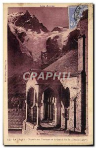 Old Postcard From The Grave Chapel Terraces And The Big Pic De La Meije
