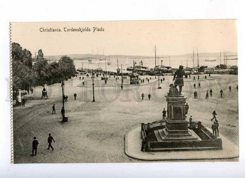 190701 NORWAY OSLO Christiania Tordenskjolds Plads postcard