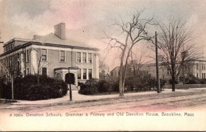 Massachusetts Brookline Devotion Schools Grammar & Primary and Old Devotion H...