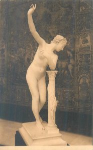 Immortality by Paul de Vigne fine art postcard sculpture nude 