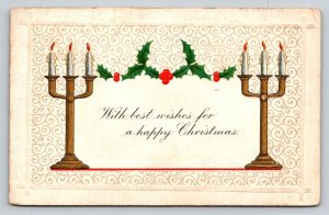 1918  Christmas  Xmas Greetings   Postcard