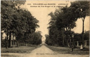 CPA VILLIERS-sur-MARNE - Coeuilly - Avenue du Val-Roger et le Chateau (519799)