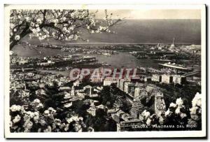 Modern Postcard Panorama dal Genova Righi