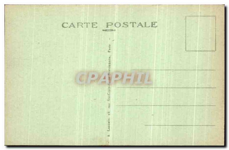 Old Postcard Square Louvois Paris