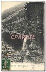 Old Postcard Digne Waterfall D & # 39Auzet