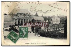 Old Postcard Caen greenhouses at the Botanical Garden