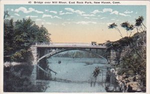 Connecticut New Haven Bridge Over Mill River East Rock Park