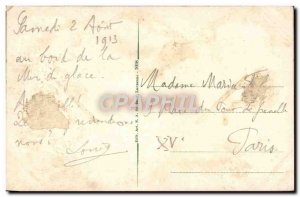 Old Postcard On the Bossons Glacier Mountaineering