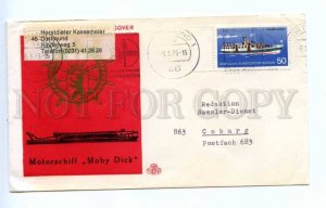 419165 GERMANY BERLIN 1975 year Motor ship Moby Dick Dortmund COVER