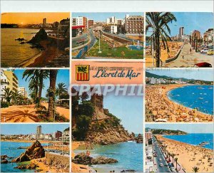 Postcard Modern Lloret de Mar, Costa Brava