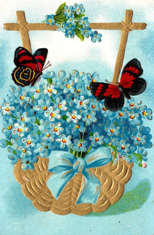 Butterflies and Blue Bonnets 1914