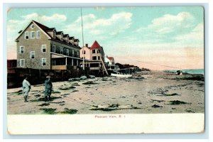 1907 Big Houses Standing Near Pleasant View, Rhode Island, RI Postcard 