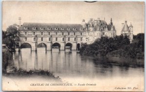 Postcard - Eastern Facade, Château de Chenonceau - Chenonceaux, France