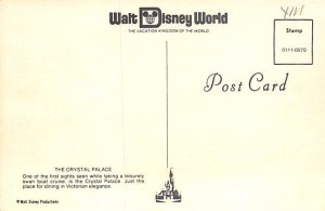 The Crystal Palace Disneyland, CA, USA Disney Unused 