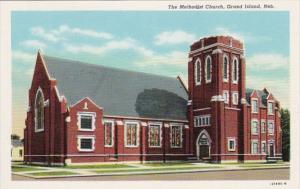 Nebraska Grand Island Methodist Church Curteich