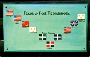 New York Flags Of Fort Ticonderoga