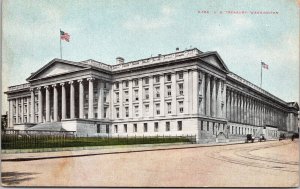 US Treasury Washington DC Pennsylvania Ave Antique Postcard DB UNP Unused 