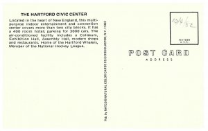 The Hartford Civic Center in Hartford, Connecticut Postcard