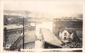 J68/ Logansport Indiana RPPC Postcard c1910 Caruso Fruit Flood Disaster 378