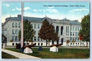 Cedar Falls Iowa IA Postcard Iowa State Teachers College Exterior Building 1922