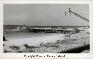 Parry Island Captured by US From Japan WWII 1944 Vintage Real Photo Postcard #1