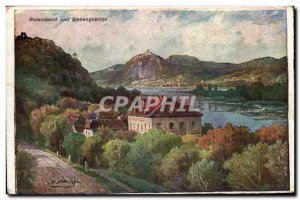 Old Postcard Rolandseck und Siebengebirge