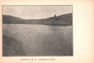 Vintage Postcard Cranberry Lake Historic Landmark Building Andover New Jersey NJ