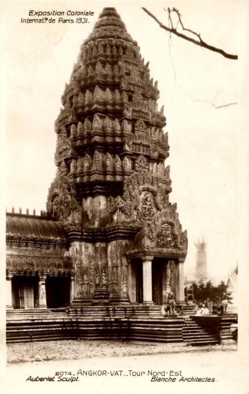 France - Paris, 1931. International Colonial Exposition, Angkor-Vat *RPPC