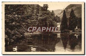 Postcard Old Ocean Pyrenees Luchon Quincomces Lake Park