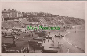 Dorset Postcard - Bournemouth, East Cliff - Boats on The Beach  RS30832