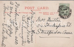 Genealogy Postcard - Butler, 34 Shakespeare Street, Stratford on Avon GL4604
