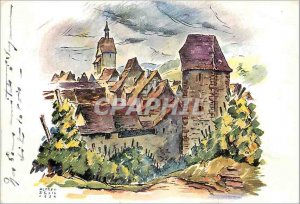 Modern Postcard Riquewihr Haut Rhin