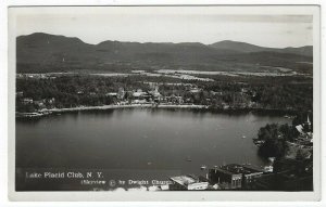 RPPC, Early Birds-eye View of Lake Placid Club, New York 