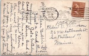 RPPC  FARMINGTON, Maine   ME    Farmington NORMAL SCHOOL  1945   Postcard