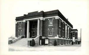 RPPC Postcard; Christian Church, La Crosse KS Rush County Unposted