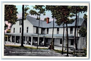 c1940's Great Onyx Cave Hotel Mammoth Cave Great Onyx Cave Kentucky KY Postcard