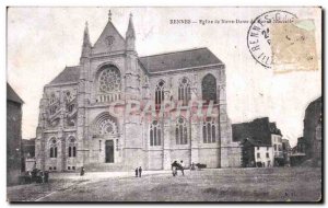 Postcard Rennes Old Church of Our Lady of Good News