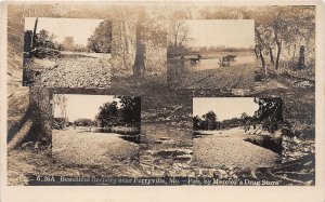 J42/ Perryville Missouri RPPC Postcard c1910 6View Cows Creek Scenery 118