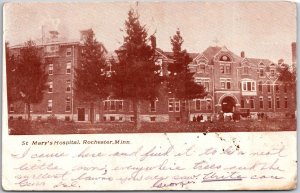 1909 Saint Mary's Hospital Rochester Minnesota Medical Building Posted Postcard