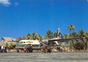Air Polynesie Francaise Airlines Loading Cargo & Passengers 4 x 6 Postcard