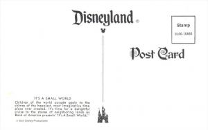 Disneyland   It's a Small World  0100-10460