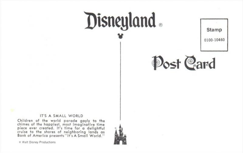 Disneyland   It's a Small World  0100-10460