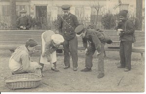 Young Boys Playing Billes, Europe, (R33)-